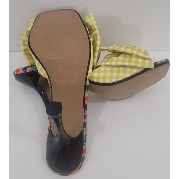 Betsey Johnson NEW Skyee Heeled Bow Slide Sandals Sz.7.5 M - Picture 9 of 9